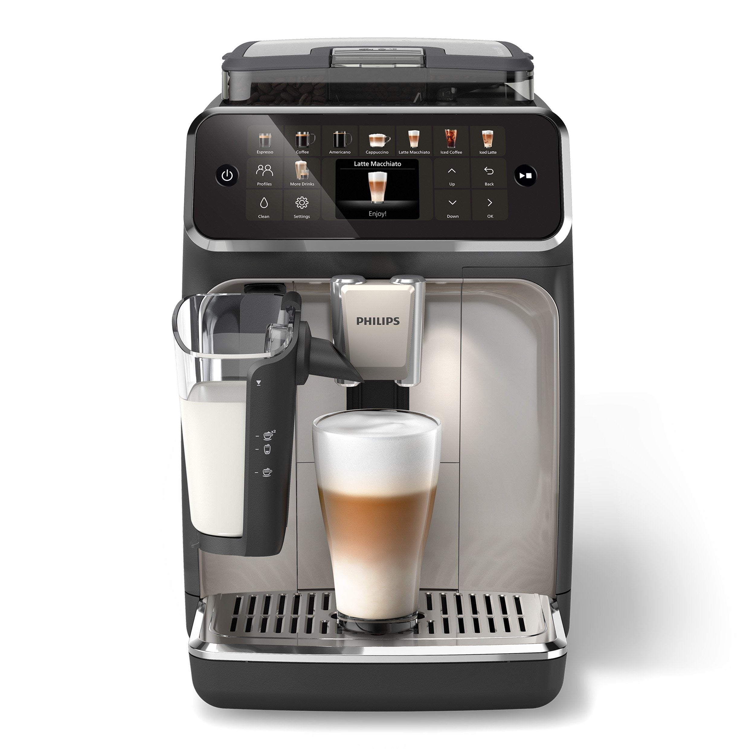 PHILIPS Kaffeevollautomat EP5544/50 5500 Series, 20 Kaffeespezialitäten