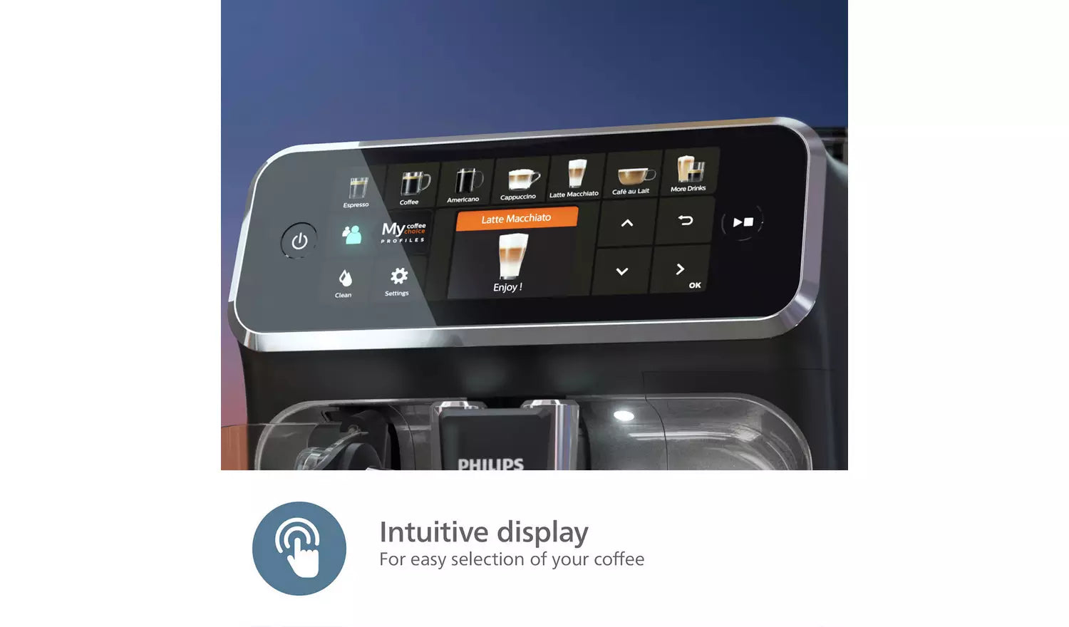 Philips LatteGo Series 5400 EP5447/90 Fully Automatic Coffee Machine – Espresso Machine